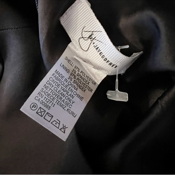 JAY X JAYGODFREY Women's Bardot Cutout Cocktail Dress Short Sleeve Black Size 8 - Picture 9 of 10